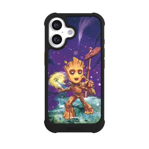 Apple iPhone 16 NIVOmax Baby Groot Galaxy Touch