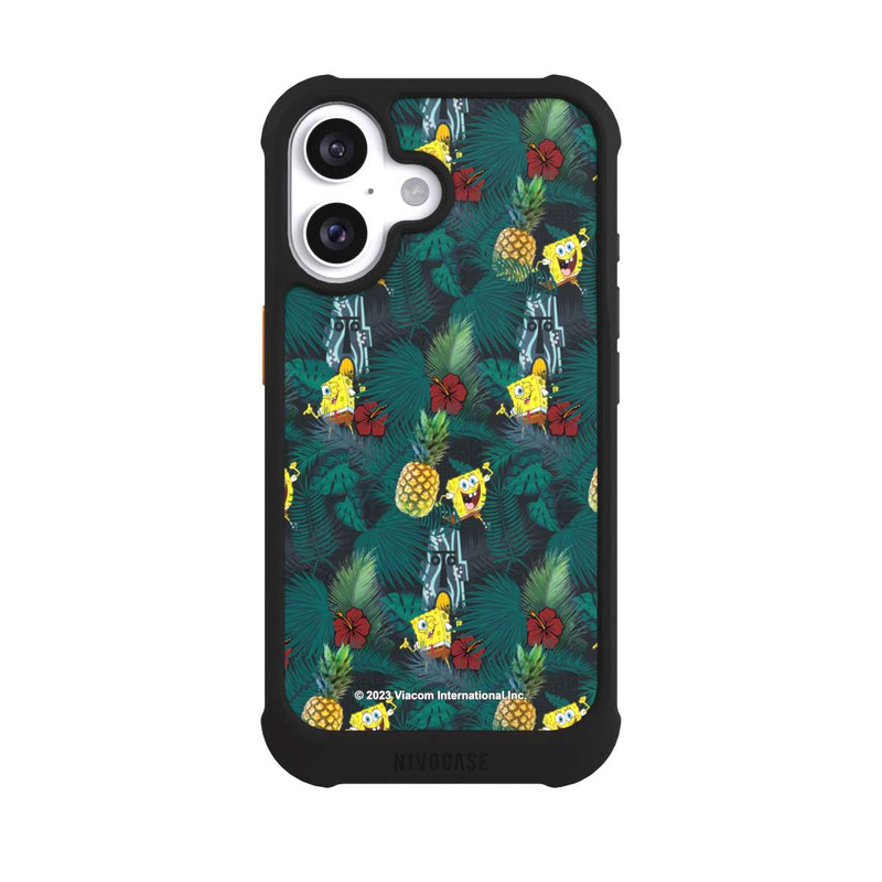 iPhone 16 NIVOmax Spongebob Ananas-Muster