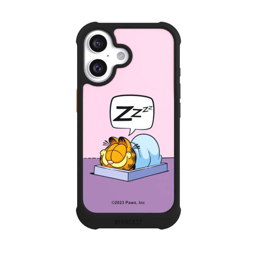 Apple iPhone 16 NIVOmax Garfield Nap Attack Pink