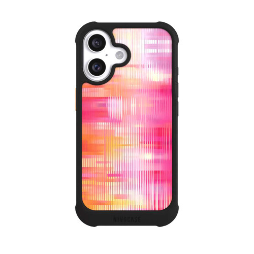Apple iPhone 16 NIVOmax Glitch Pink Orange