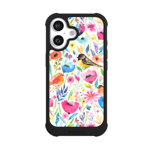 Apple iPhone 16 NIVOmax Whimsical Birds and Flowers