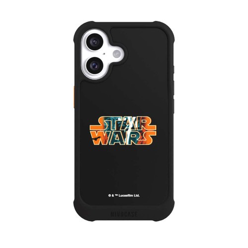 Apple iPhone 16 NIVOmax Star Wars Logo Orange Halloween