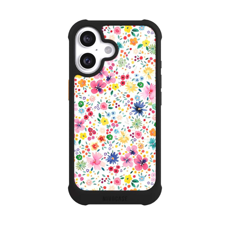 iPhone 16 NIVOmax Millefleurs Pink Spring Garden