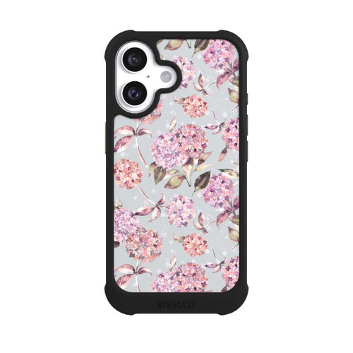 Apple iPhone 16 NIVOmax Pastel Magic Hydrangea Floral Watercolor Pink