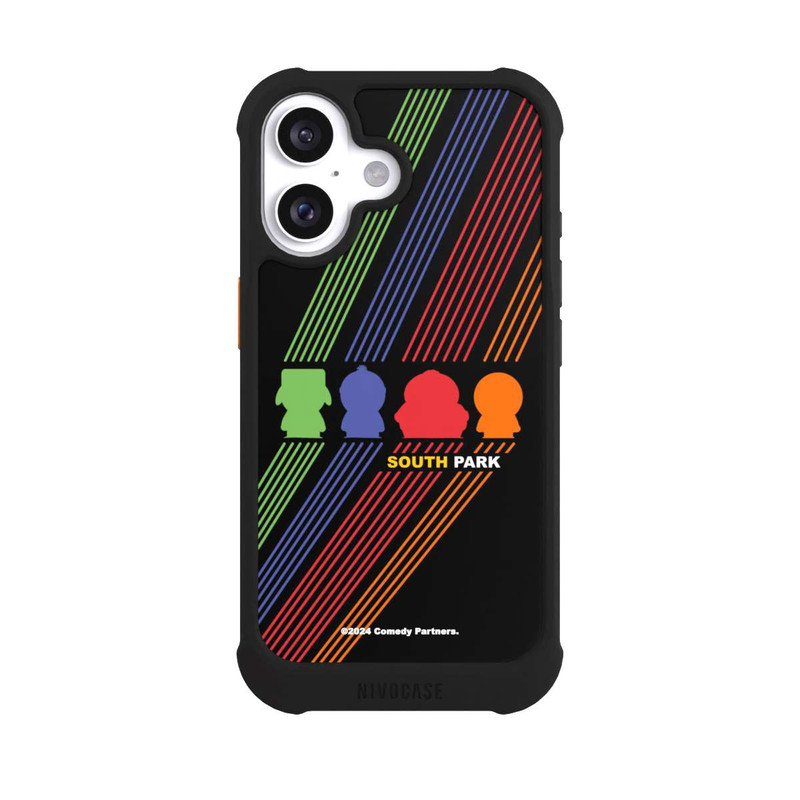 iPhone 16 NIVOmax South Park Boys Colored Stripes