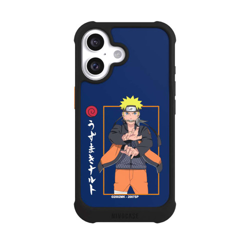 Apple iPhone 16 NIVOmax Naruto Kampfposition Blau