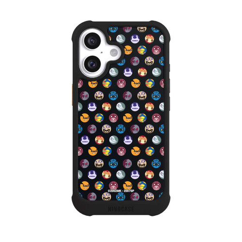 Apple iPhone 16 NIVOmax Bijuu Muster Schwarz