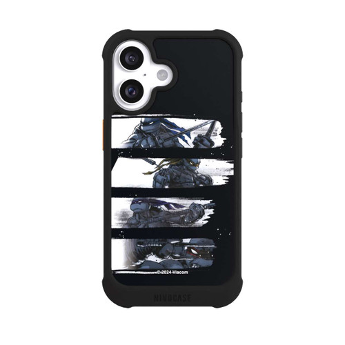 Apple iPhone 16 NIVOmax TMNT Black and White Scratch