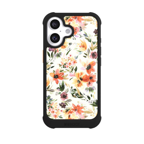 Apple iPhone 16 NIVOmax Summer Artistic Flowers Ivory