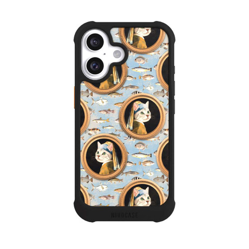 Apple iPhone 16 NIVOmax Katzen Muster