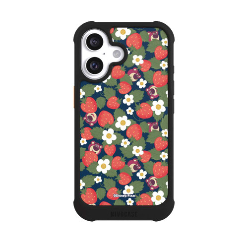 Apple iPhone 16 NIVOmax Lotso Toy Story Strawberry Flower Pattern
