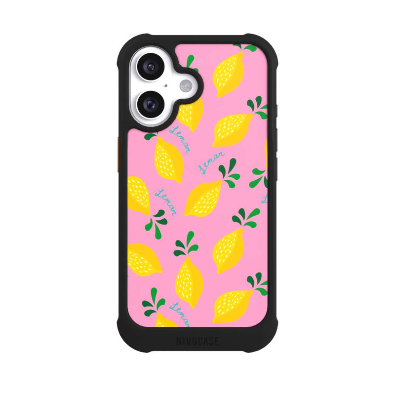 iPhone 16 NIVOmax Dopamin Lemon Pattern