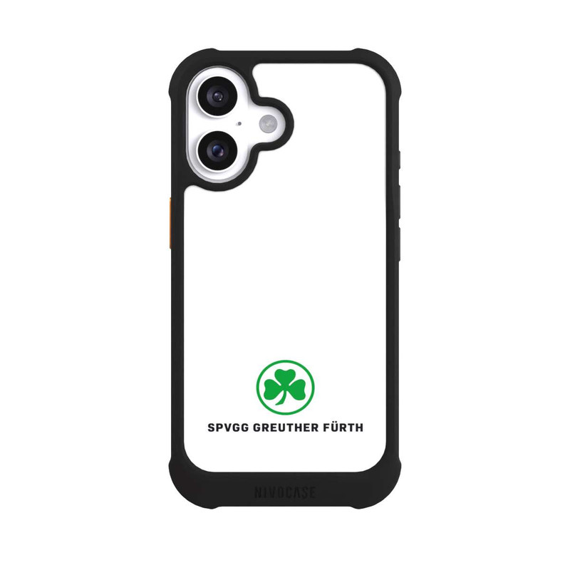 iPhone 16 NIVOmax SPVGG GREUTHER FÜRTH Logo weiß