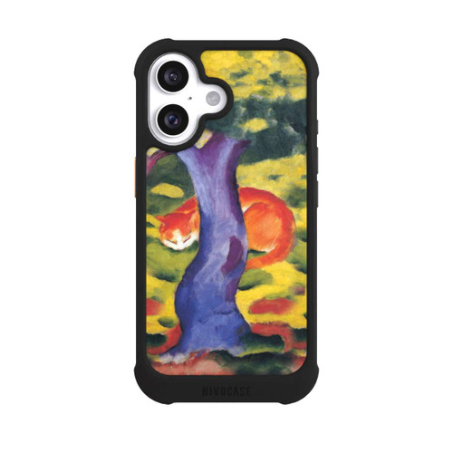 Apple iPhone 16 NIVOmax Cat Behind Tree by Franz Marc