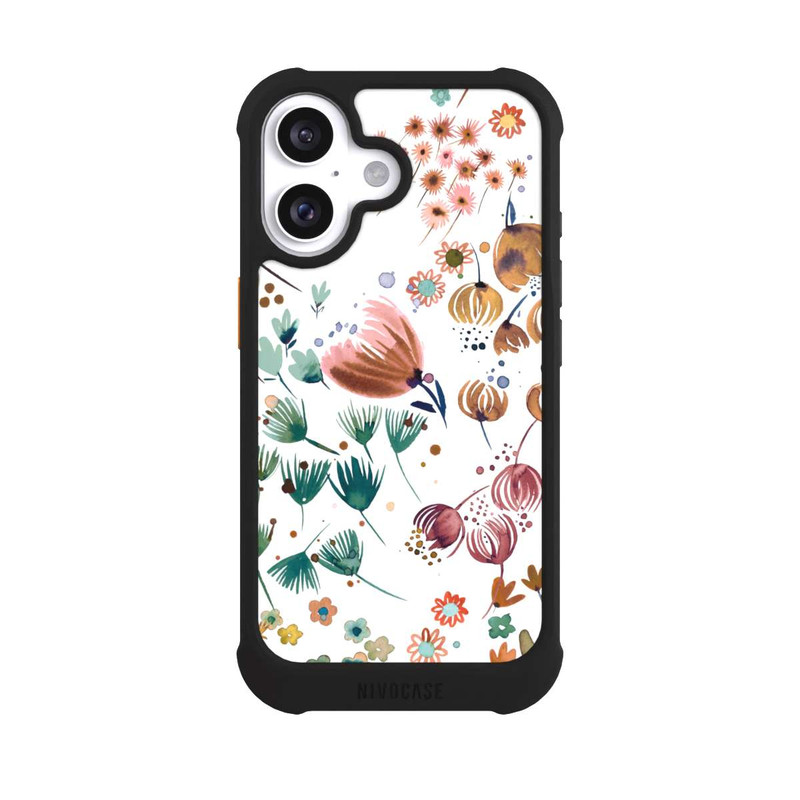 iPhone 16 NIVOmax Spring Buds Green Orange
