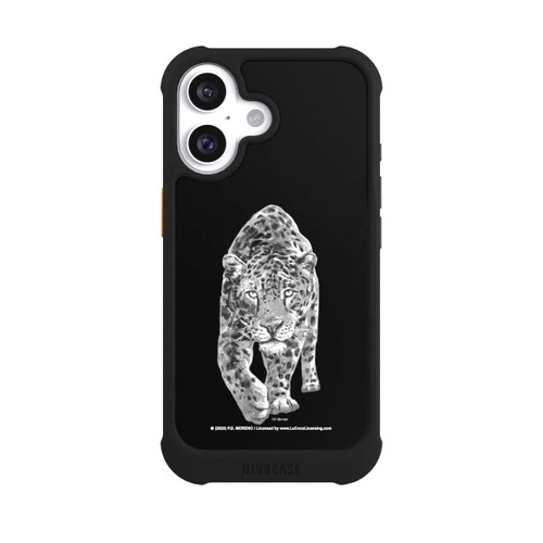 Apple iPhone 16 NIVOmax Leopard Schwarz