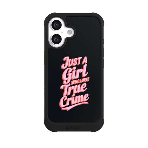 Apple iPhone 16 NIVOmax Just a Girl Who Loves True Crime