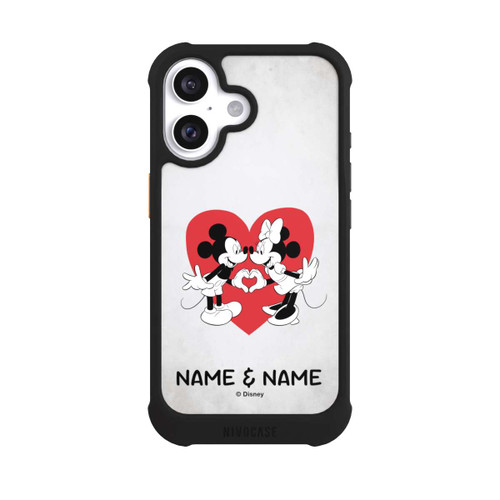 Apple iPhone 16 NIVOmax Minnie und Micky Personalisierbar