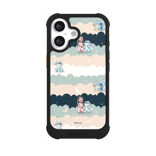 Apple iPhone 16 NIVOmax Stitch Pastel Stars Pattern