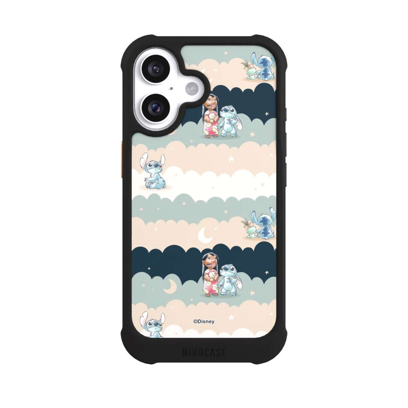 iPhone 16 NIVOmax Stitch Pastel Stars Pattern