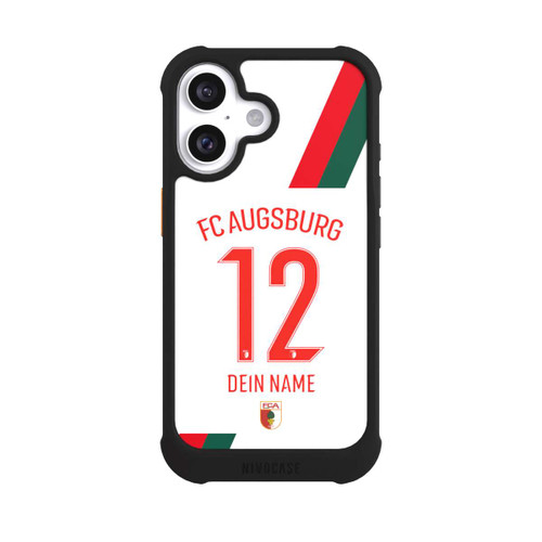  NIVOmax FC Augsburg Trikot Personalisierbar 25-26