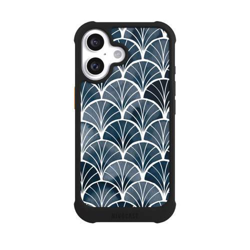 Apple iPhone 16 NIVOmax Botanical Breeze Art Deco Grey