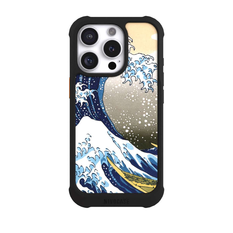 iPhone 16 Pro NIVOmax La Grande Vague de Kanagawa