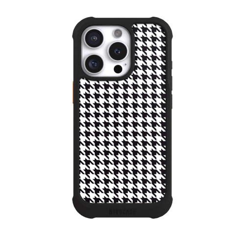 Apple iPhone 16 Pro NIVOmax Houndstooth black-white