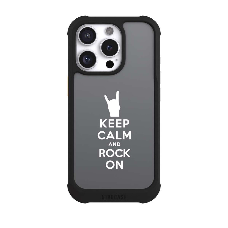 iPhone 16 Pro NIVOmax Keep Calm and Rock on