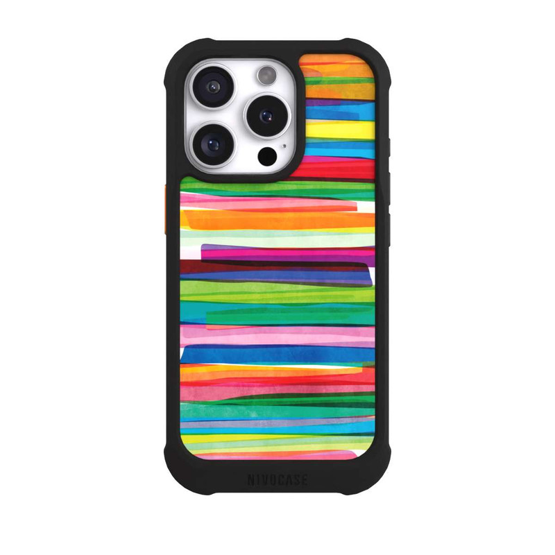 iPhone 16 Pro NIVOmax Bunte Streifen1