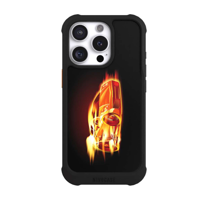 iPhone 16 Pro NIVOmax Burning Car
