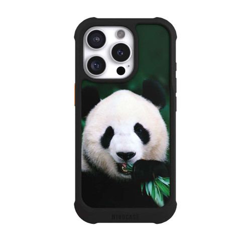 Apple iPhone 16 Pro NIVOmax Panda mit Bambus