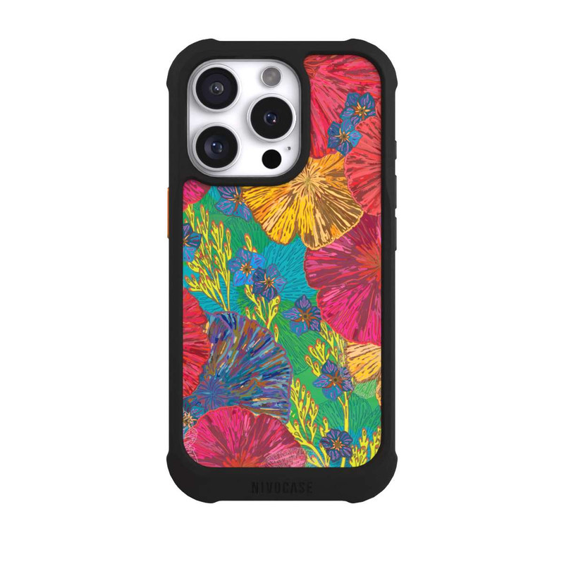 iPhone 16 Pro NIVOmax Coquelicots Colorées