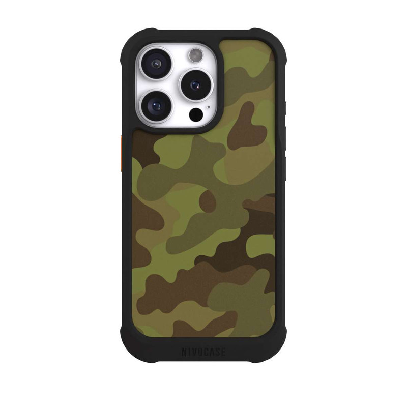 iPhone 16 Pro NIVOmax Militär Denim Camo