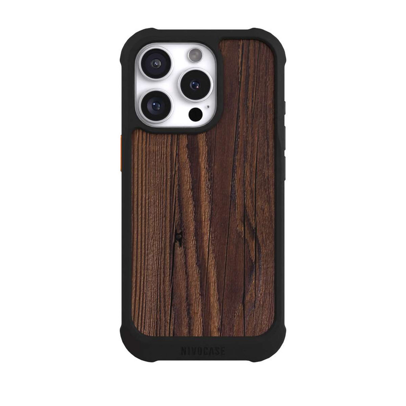 iPhone 16 Pro NIVOmax Maserung Holzlook