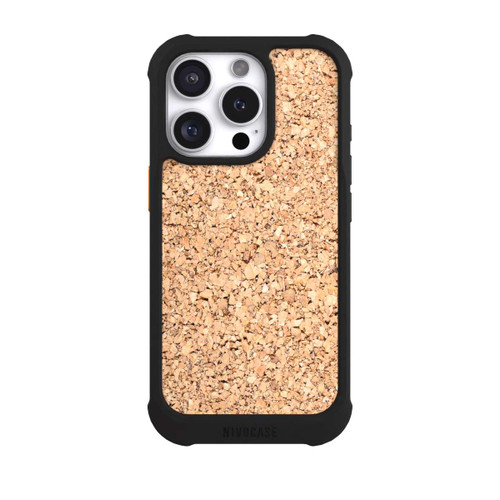 Apple iPhone 16 Pro NIVOmax Kork Holzlook