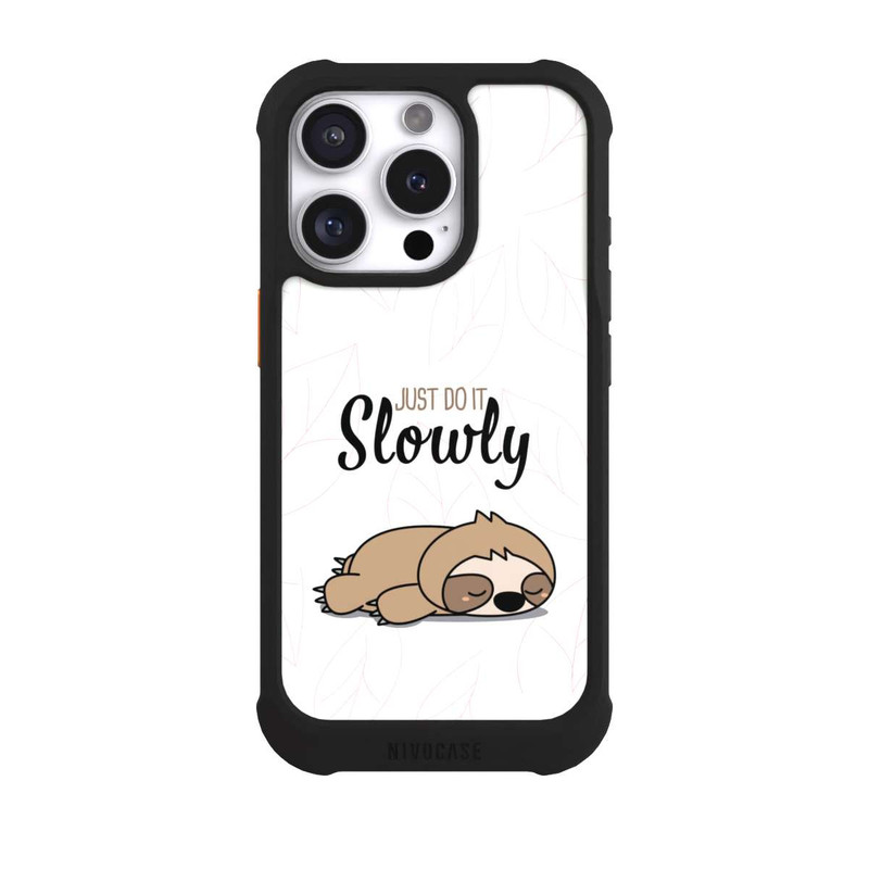 iPhone 16 Pro NIVOmax Just Do It Slowly Sloth