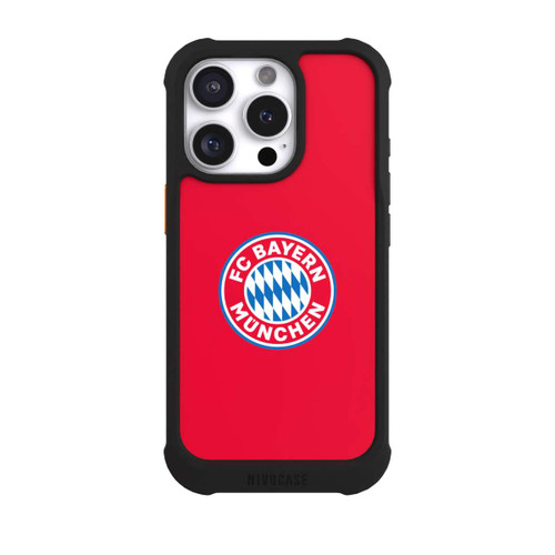 Apple iPhone 16 Pro NIVOmax FCB Logo auf Rot