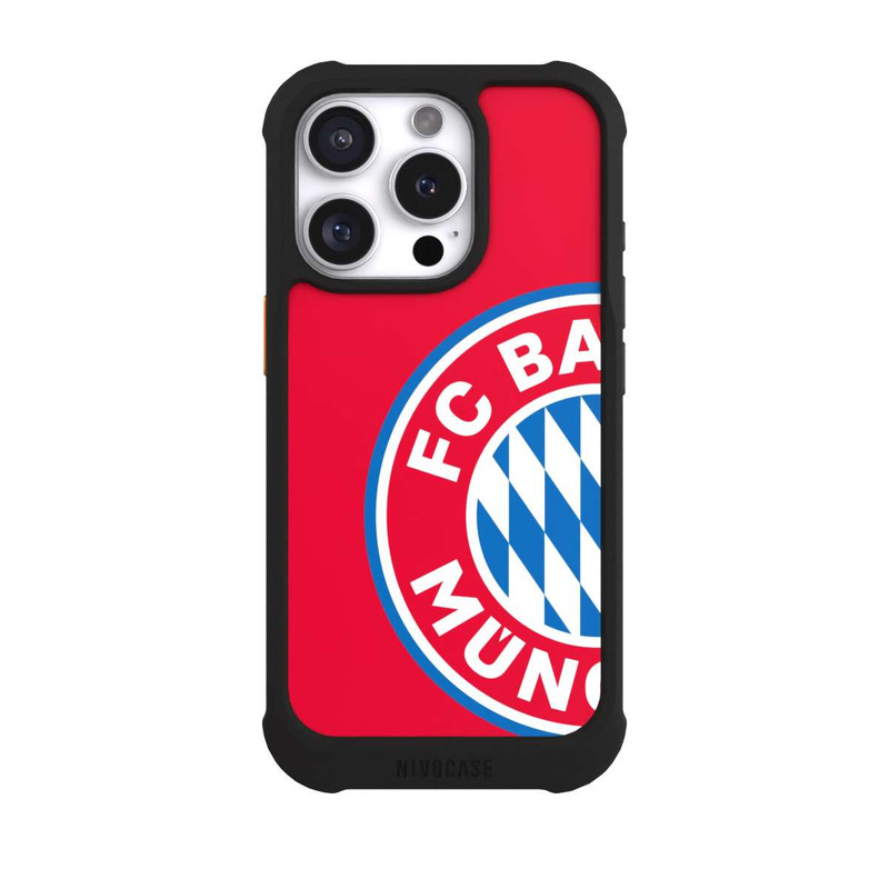 iPhone 16 Pro NIVOmax Großes FCB Logo Rot