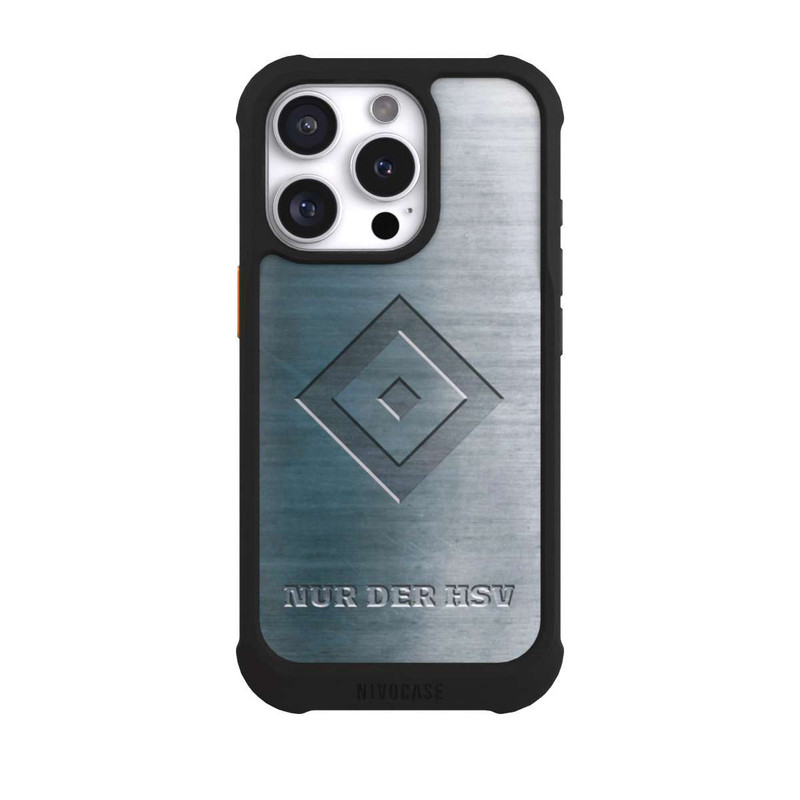 iPhone 16 Pro NIVOmax Nur der HSV Metalllook