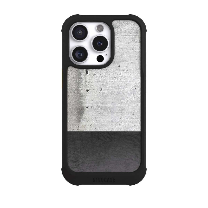 iPhone 16 Pro NIVOmax Cuir et béton