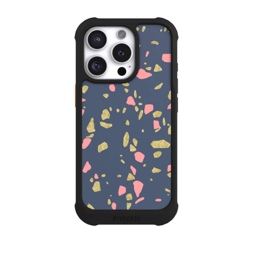 Apple iPhone 16 Pro NIVOmax Terazzo Gold-Optik