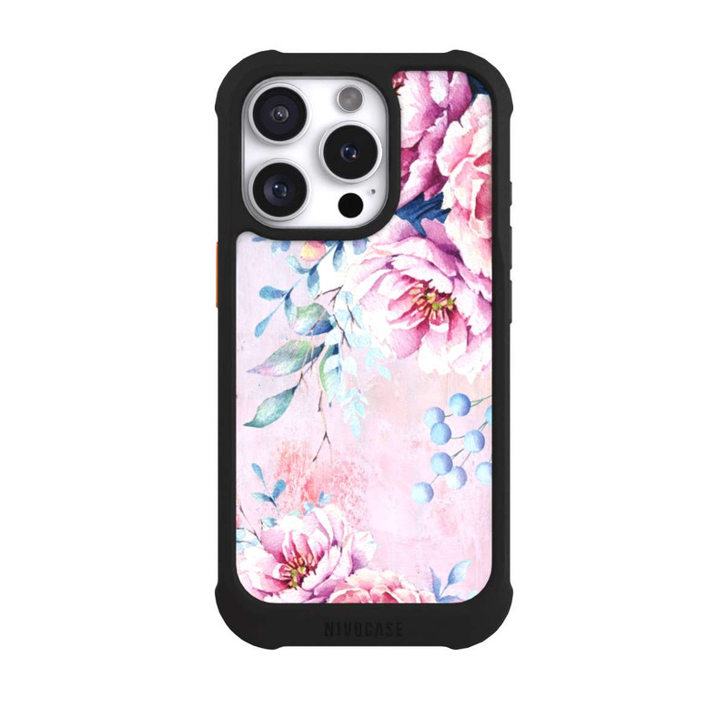 iPhone 16 Pro NIVOmax Aquarell Blume 3