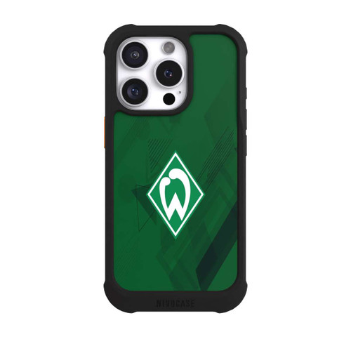 Apple iPhone 16 Pro NIVOmax Grüne Grafikelemente - Werder Bremen