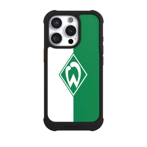 Apple iPhone 16 Pro NIVOmax Weiß-Grün - Werder Bremen