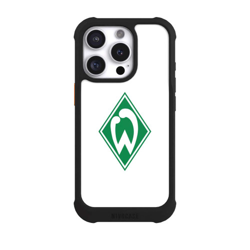 Apple iPhone 16 Pro NIVOmax Logo auf Weiß - Werder Bremen