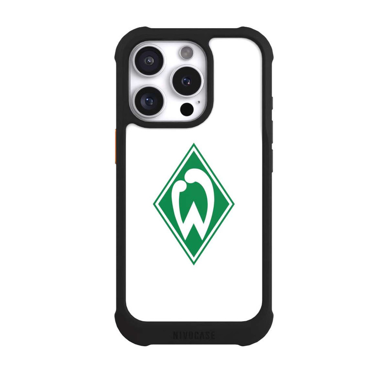 iPhone 16 Pro NIVOmax Logo auf Weiß - Werder Bremen
