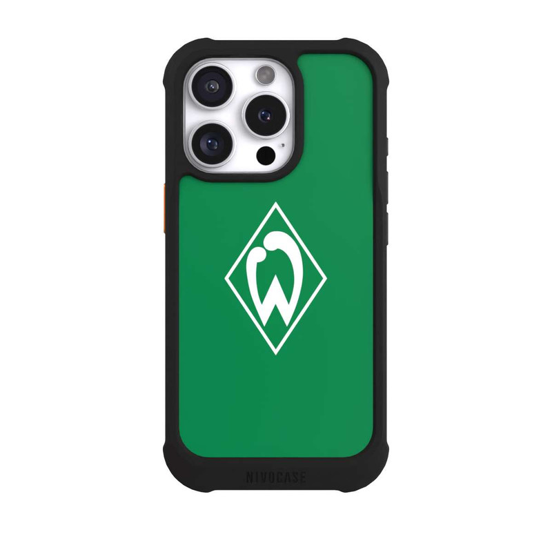 iPhone 16 Pro NIVOmax Logo auf Grün - Werder Bremen