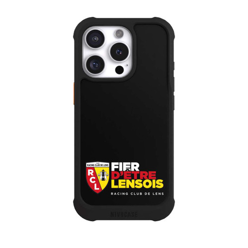 Apple iPhone 16 Pro NIVOmax Logo RCL en bas Noir