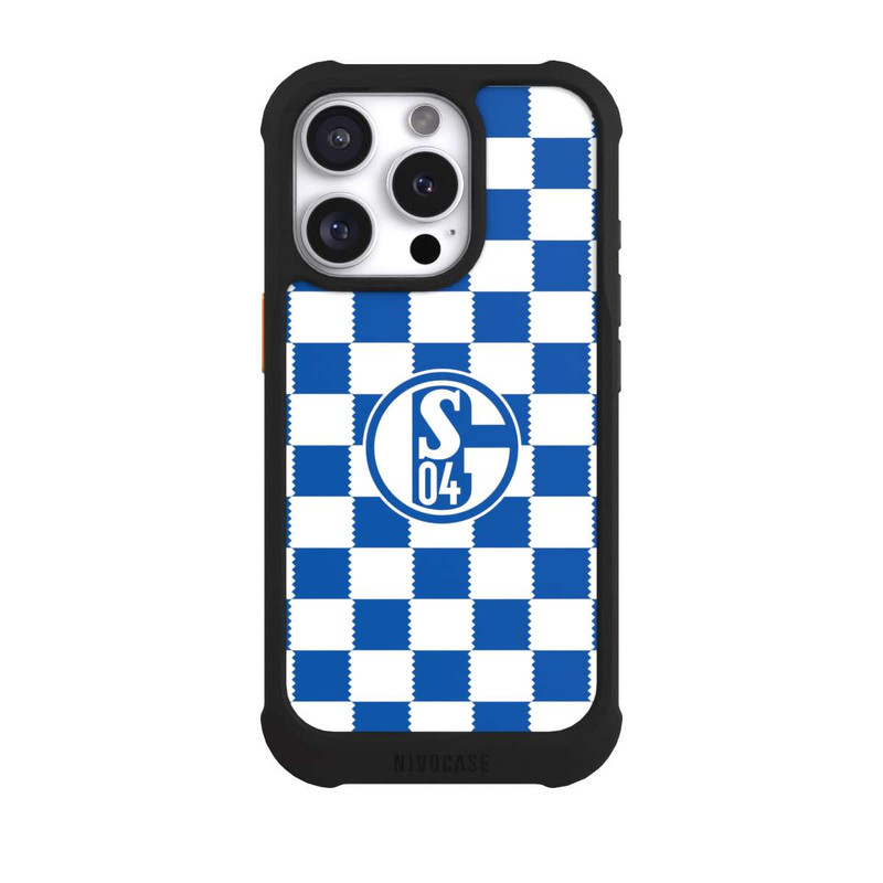 iPhone 16 Pro NIVOmax Muster Schalke 04